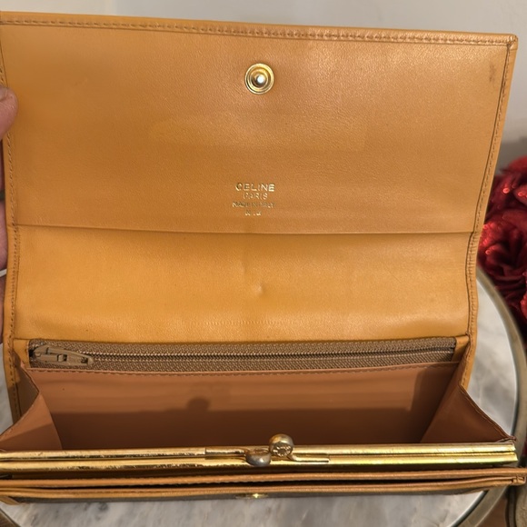 Celine Monogram long Bifold wallet clean interior in good condition beautiful. - Picture 7 of 16